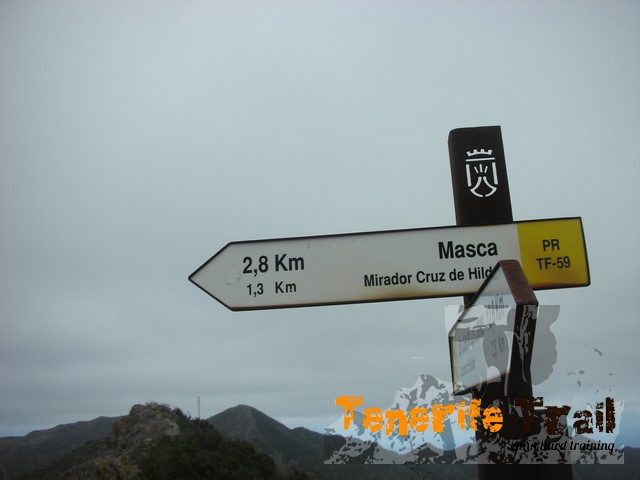 Otro detalle desvío hacía Masca