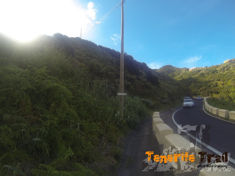 Detalle carretera destino a Afur