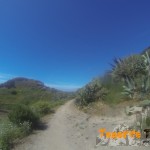 Detalle del sendero a 50 metros ya la bajada a Valle Luis