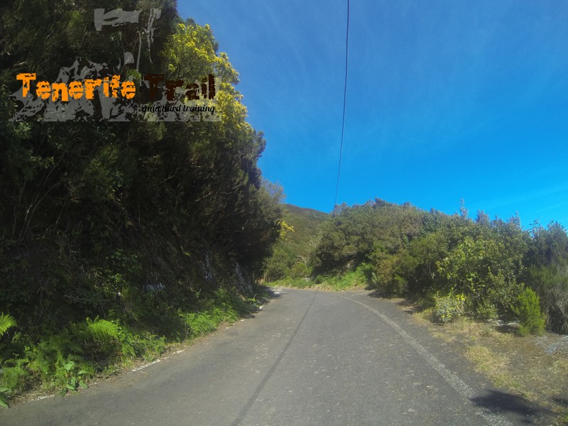 Llegada a la carretera vieja subida Pico del Inglés