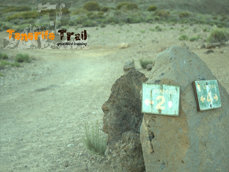 Parque Nacional detalle desvío senderos 2 y 4